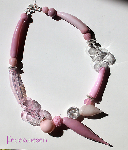 Halskette Golden Pink
